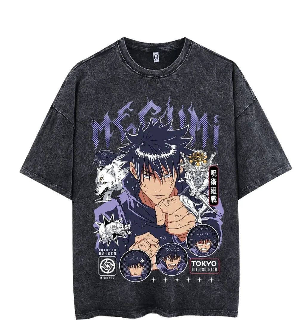 Megumi  ACIDWASH Oversized T-Shirt