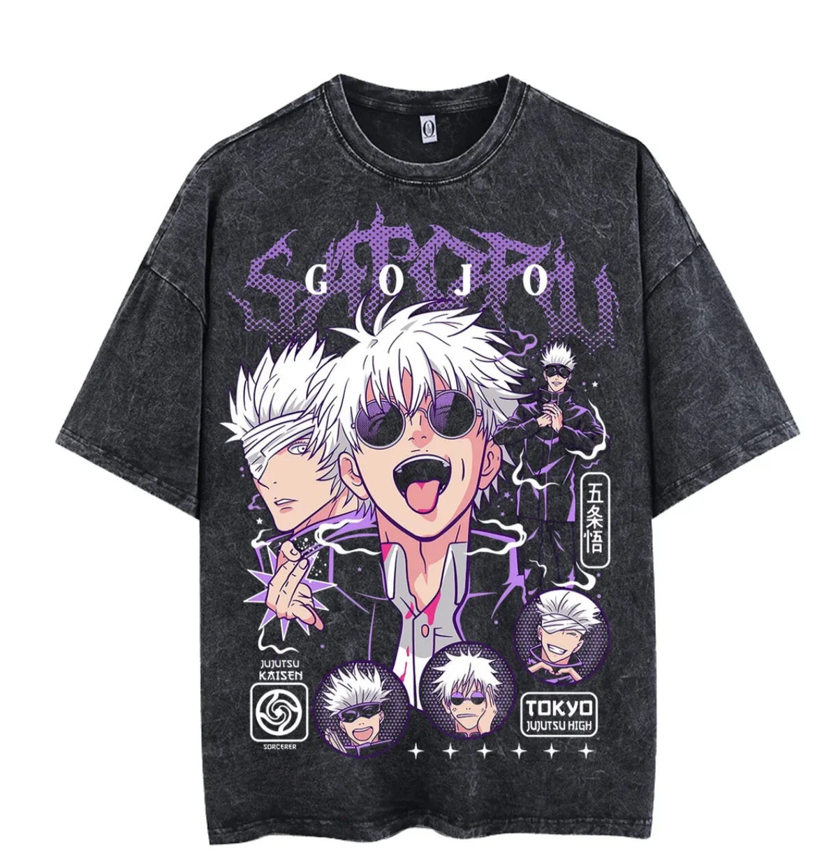 GOJO ACIDWASH Oversized T-Shirt