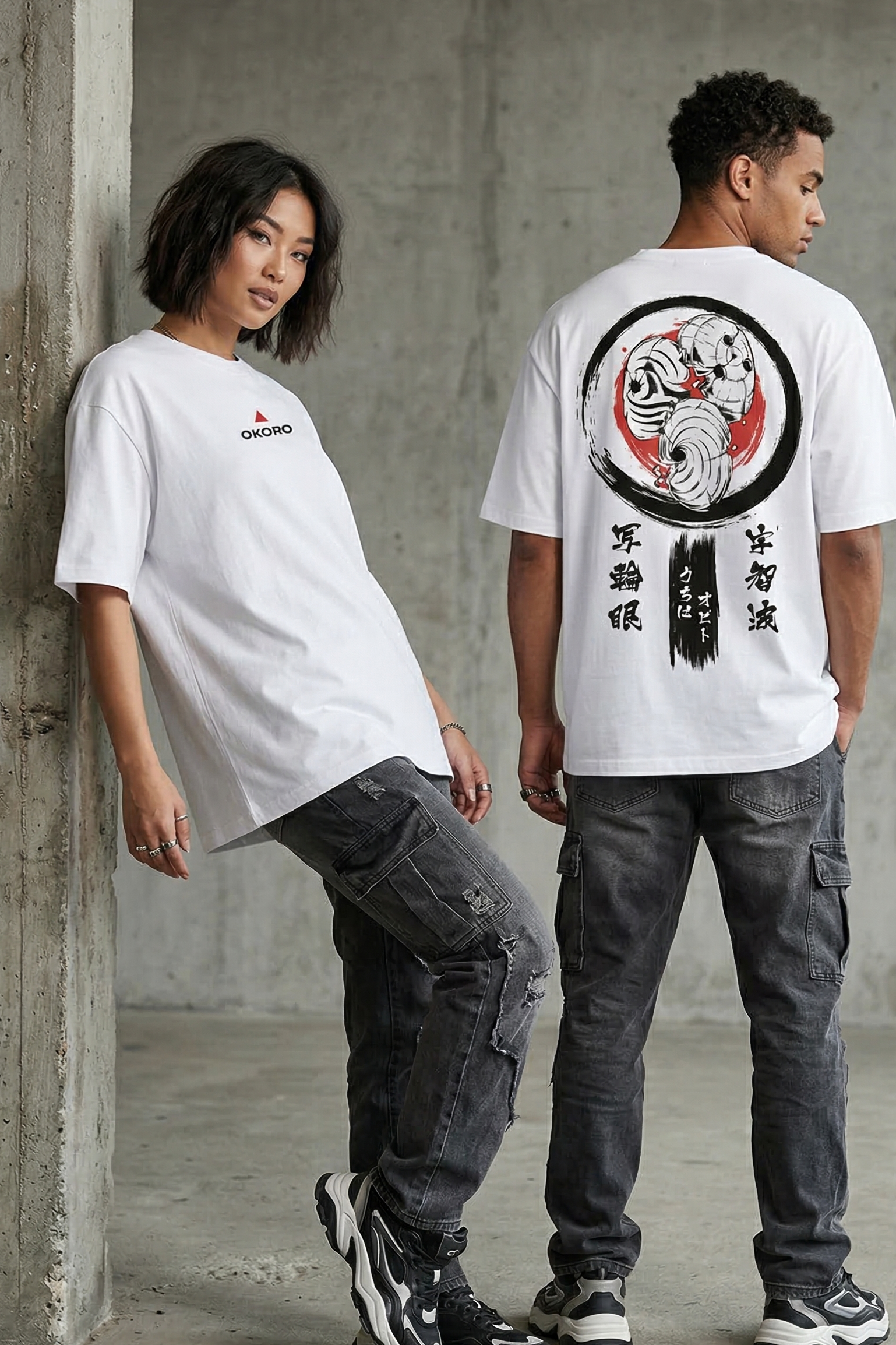 OKORO "Obito's Mask" Shinobi Oversized Tee