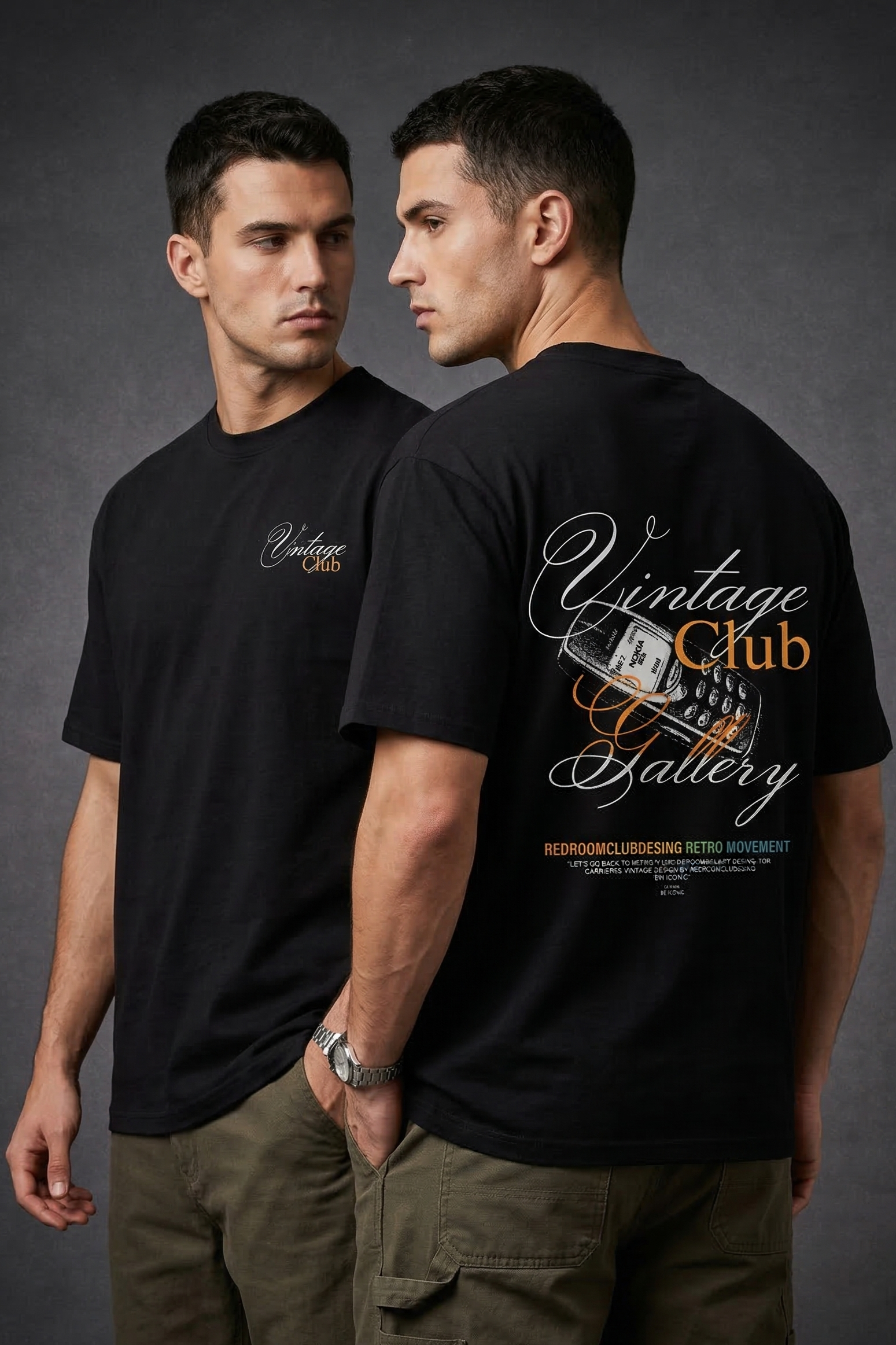 Retro Revival: The Vintage Club Oversized Tee