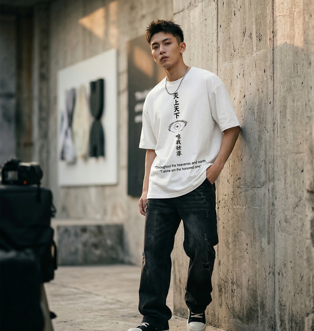 Satoru Gojo "Infinite Awakening" Oversized Tee