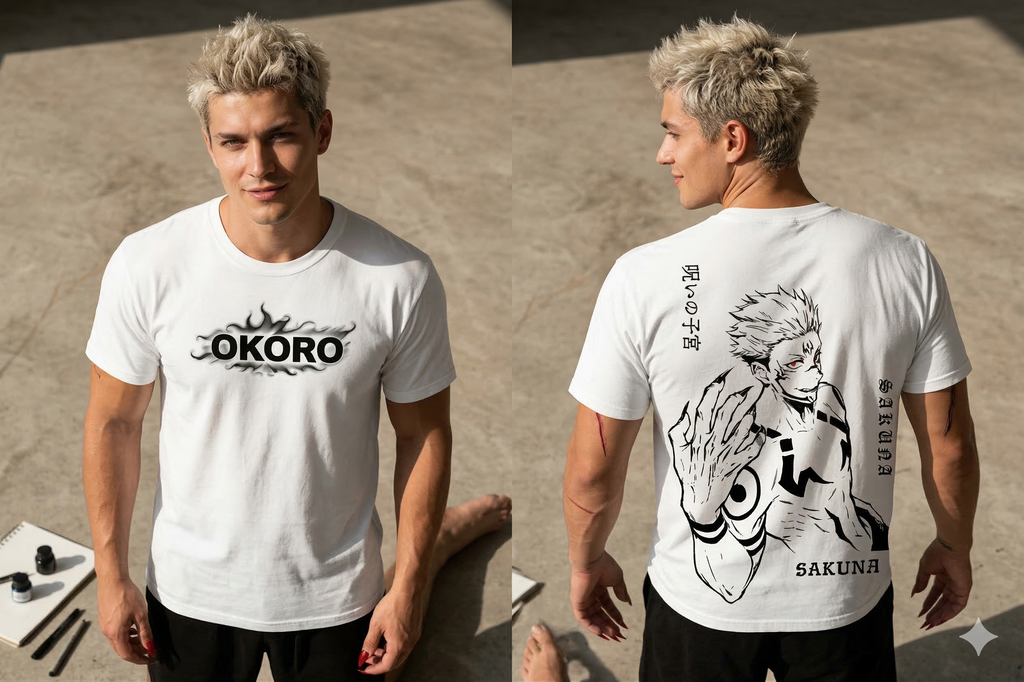 Ryomen Sukuna "King of Curses" Premium Oversized Tee
