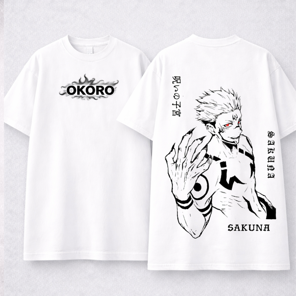 Ryomen Sukuna "King of Curses" Premium Oversized Tee