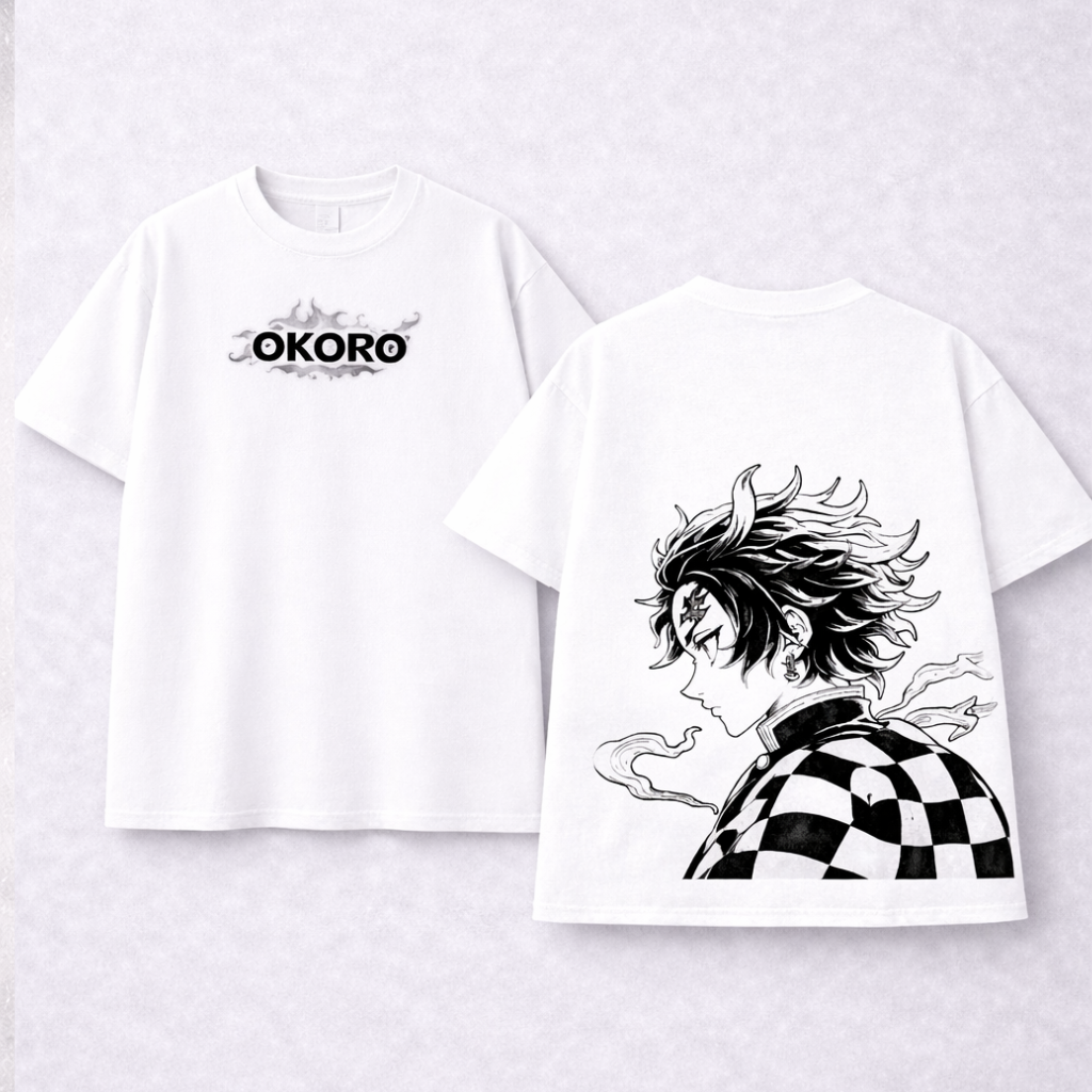 Tanjiro Kamado "Spirit of Resolve" Premium Oversized Tee