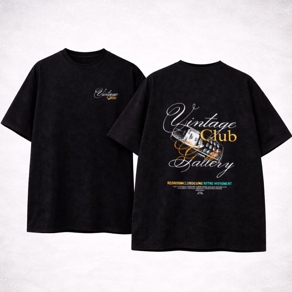 Retro Revival: The Vintage Club Oversized Tee