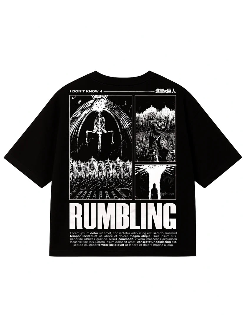 Rumbling Oversized T-Shirt