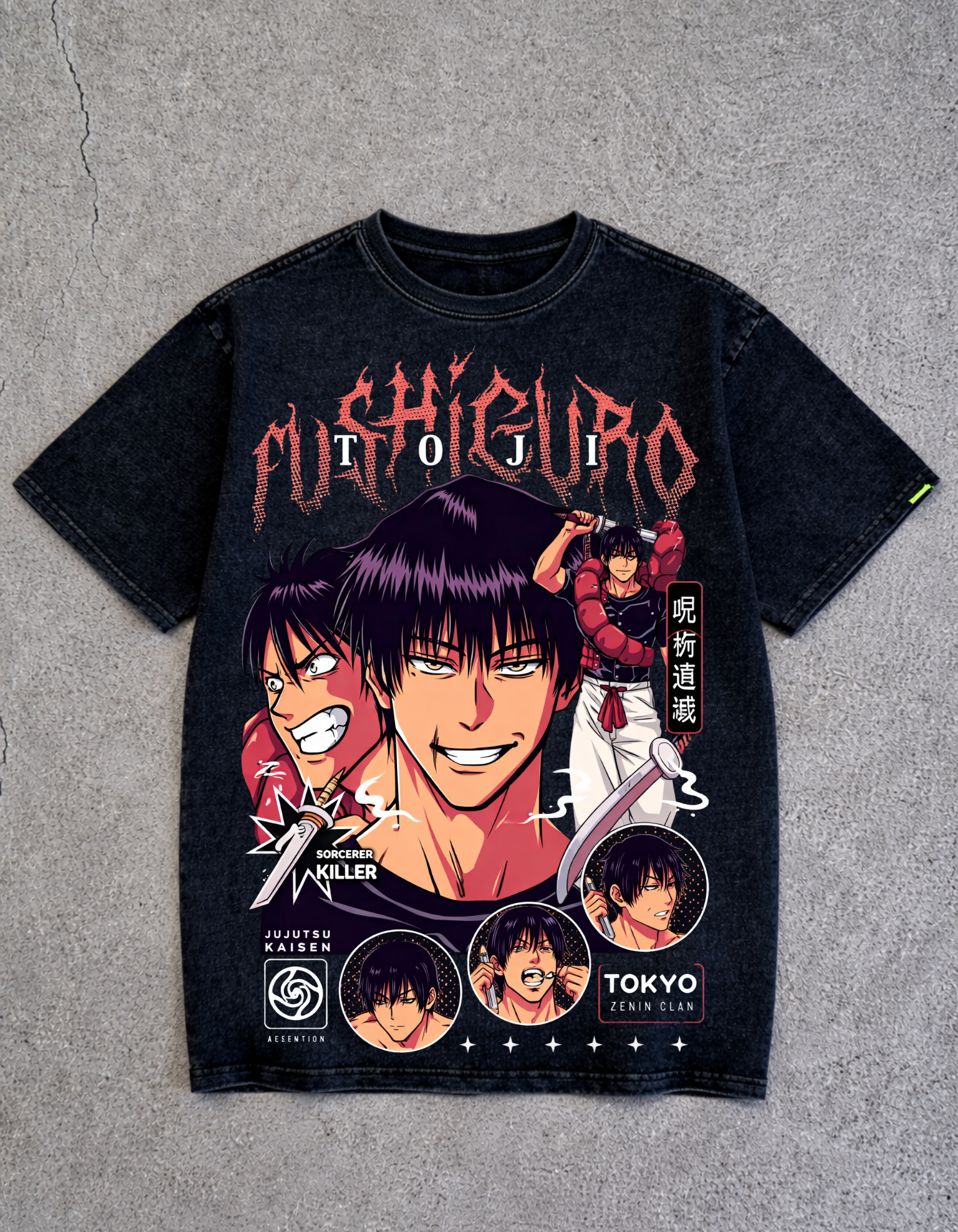 TOJI ACIDWASH  Oversized T-Shirt