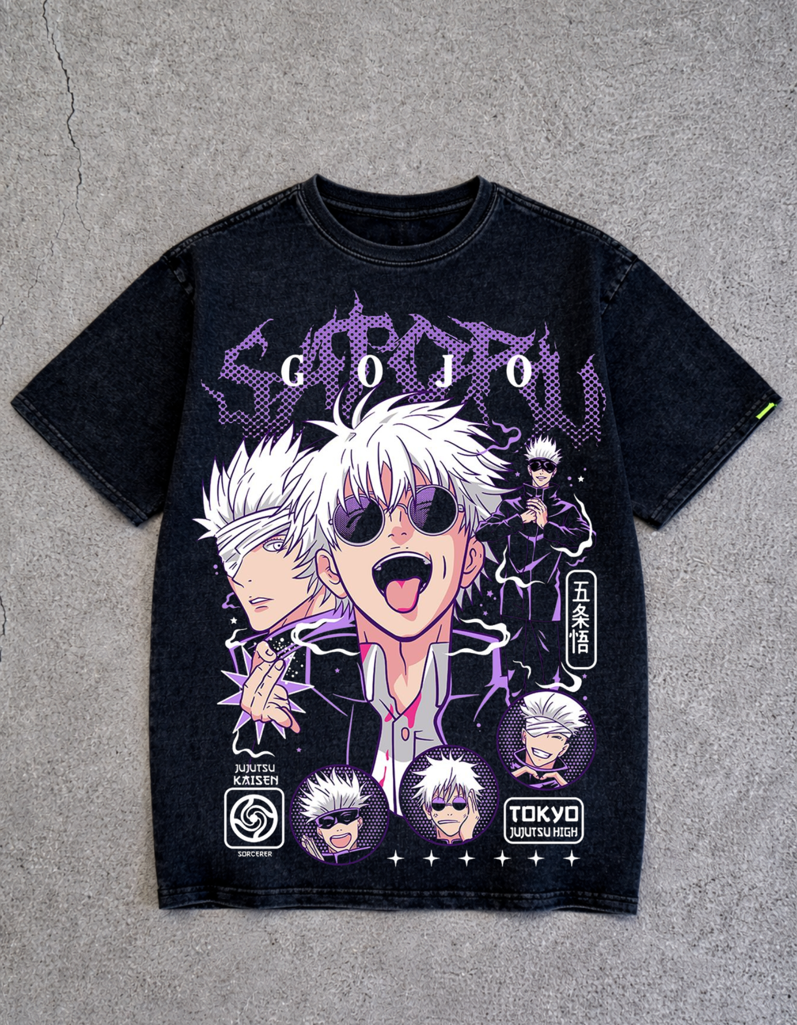 GOJO ACIDWASH Oversized T-Shirt