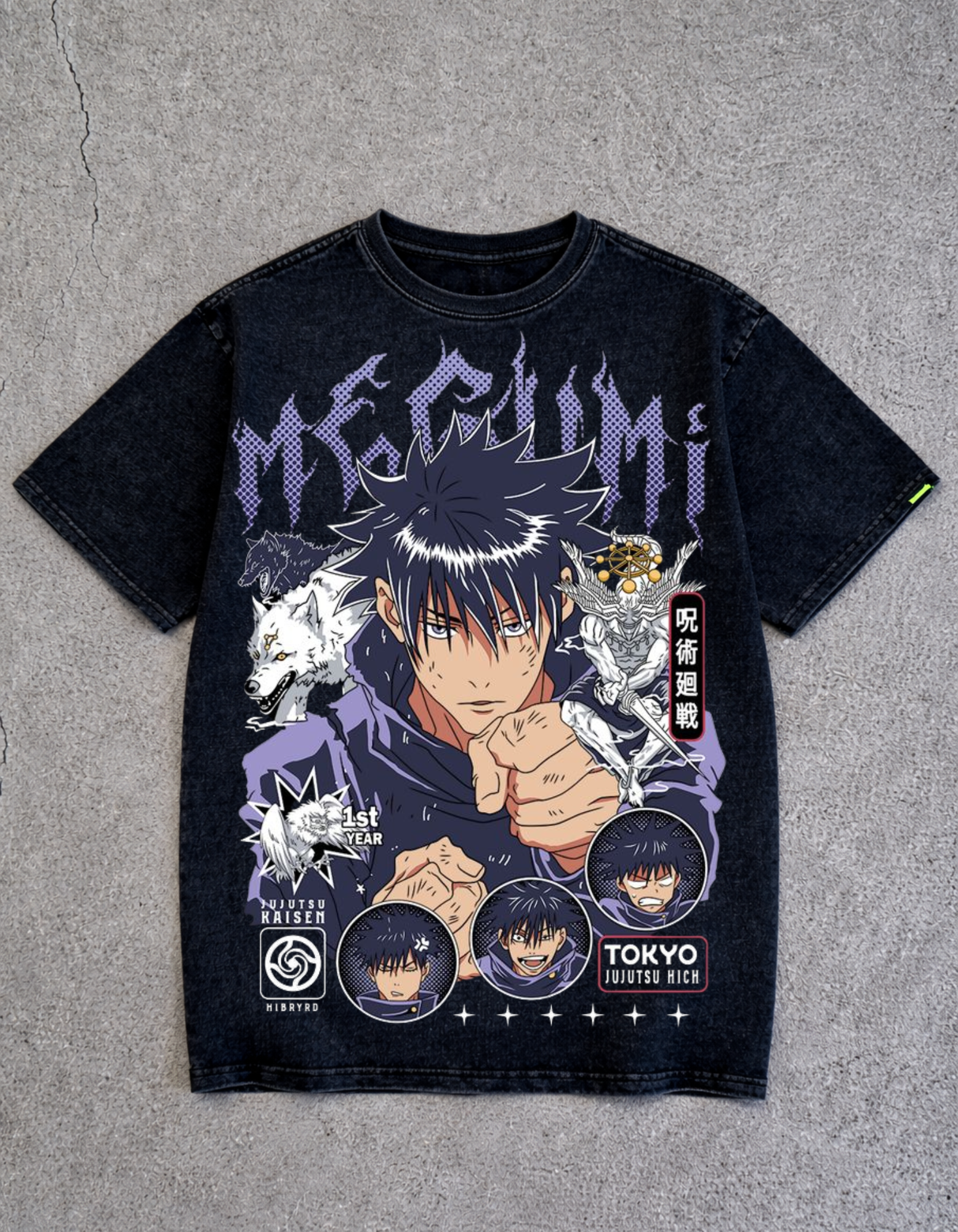 Megumi  ACIDWASH Oversized T-Shirt