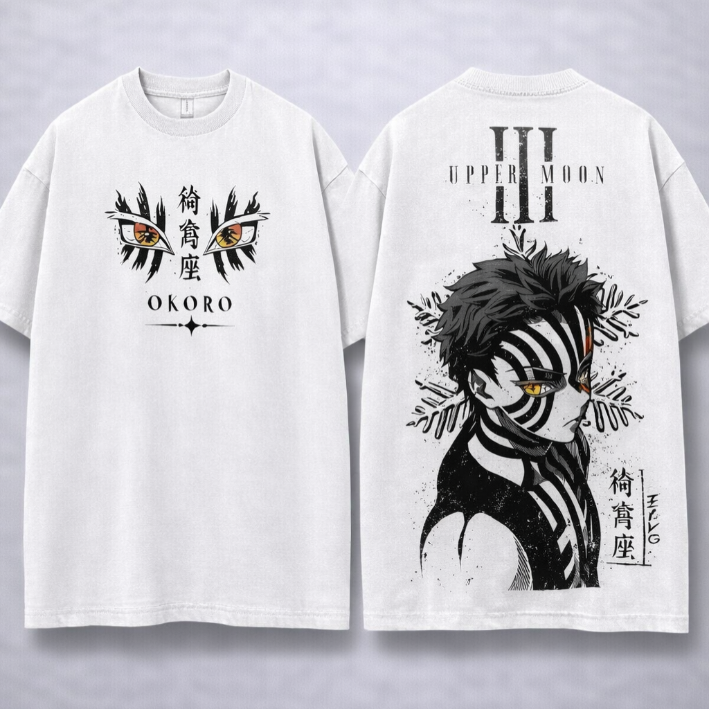 Akaza: "Destructive Death" Oversized Tee